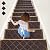 RIOLAND Stair Treads Carpet Non-Slip Indoor 15 PCS Wood Stair Treads Rugs Modern Stair Runners for Kids Dogs, 8" X 30", Brown