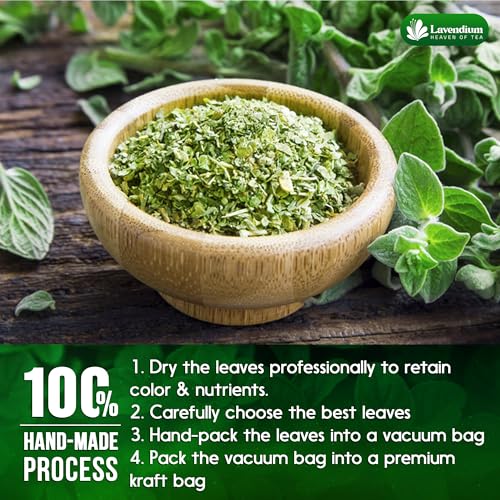 Image of Lavendium, Premium 8oz Dried Oregano Leaves, 100% Natural & Pure Oregano Herb, No Additives or Preservatives, Non-GMO, Plant-Based & Vegan, Perfect for Pizza, Pasta, Marinades & Seasoning