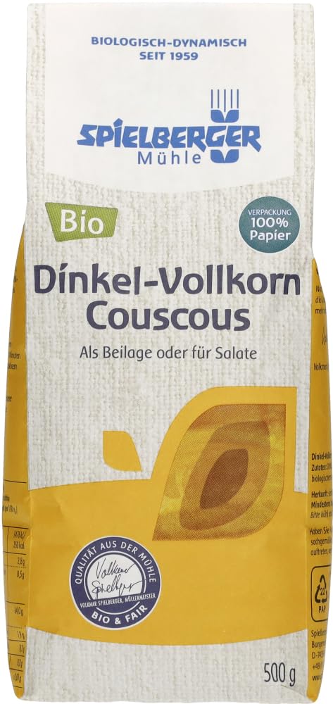 Dinkel-Vollkorn Couscous, kbA 18 x 500 g