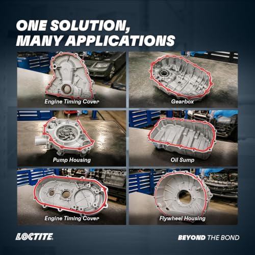 Image of LOCTITE Superflex 24 RTV Silicone Adhesive Sealant 25g (Pack of 5) |Red| Neutral Curing | Non-Sagging | Oil Resistant | Gasket Dressing & Replacement | Automotive & Industrial Applications