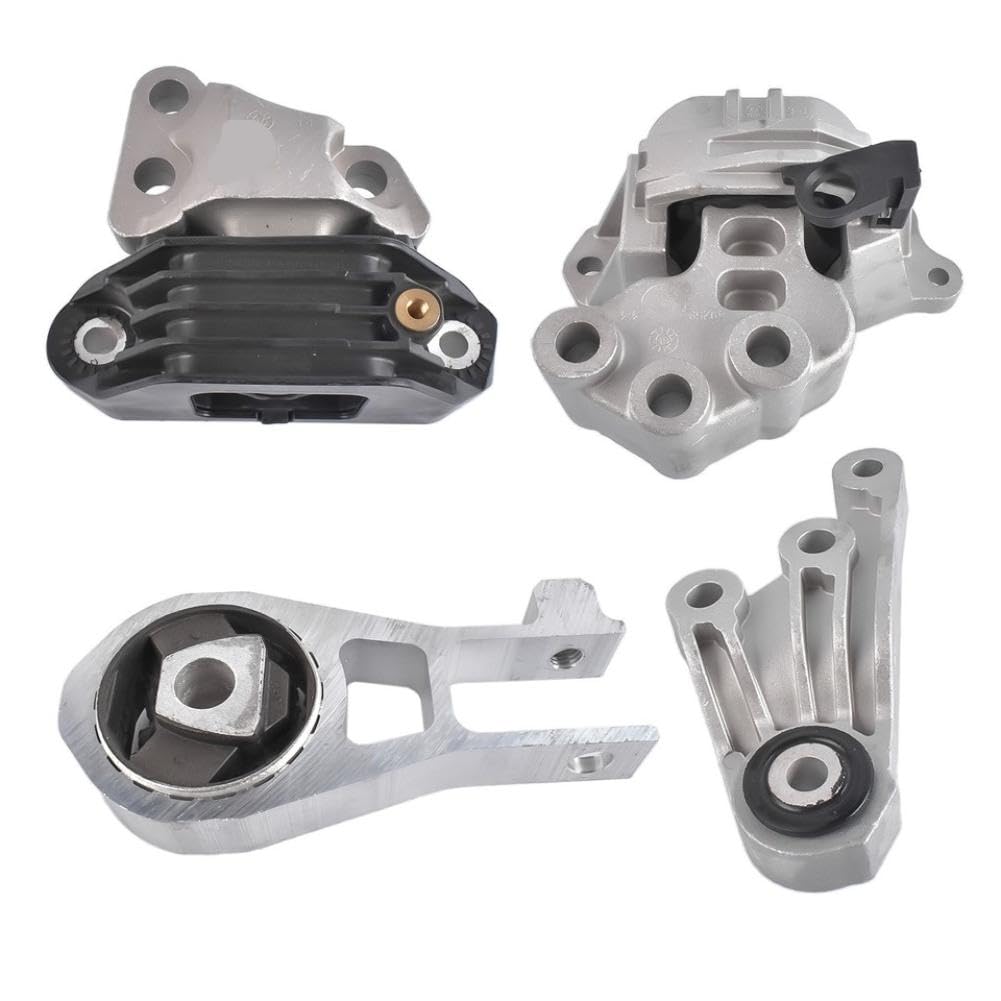 4X Engine Motor Mount Set Compatible with AP01 1.4L Transmission 2015 2016 2017 2018 68257232AA 68254669AA 68254474AA 68329362AA