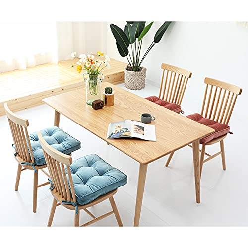 Zanyb Soft Velvet Chair Pad Square Thick Waist Lumbar Back Support Seat Cushions For Office Car Dining Room Home Floor Pillows 15.7X15.7X 2.4, Grey, Pillow030-S-Grey #TOP6