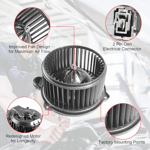 Image of 700259 Front AC Heater Blower Motor Fit for Hyundai Azera 2012-2017 | Fit for Kia Forte 5 2014-2018 Fit for Hyundai Elantra Coupe Elantra GT Equus Sonata Cadenza # 97113-3X000 HVAC Blower Motor