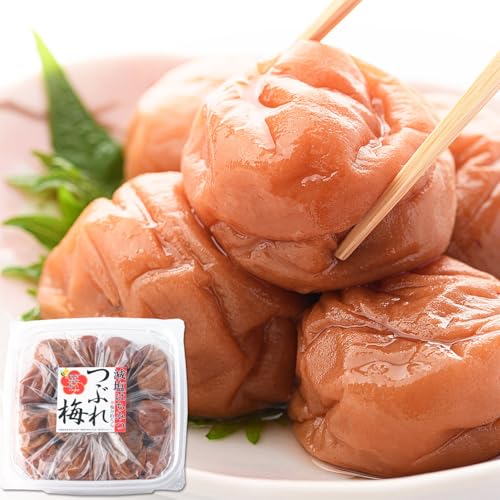 うめ海鮮 梅干し はちみつ 減塩 つぶれ梅 1kg（大粒 完熟梅使用でとっても柔らかい） はちみつ漬け 訳あり ...