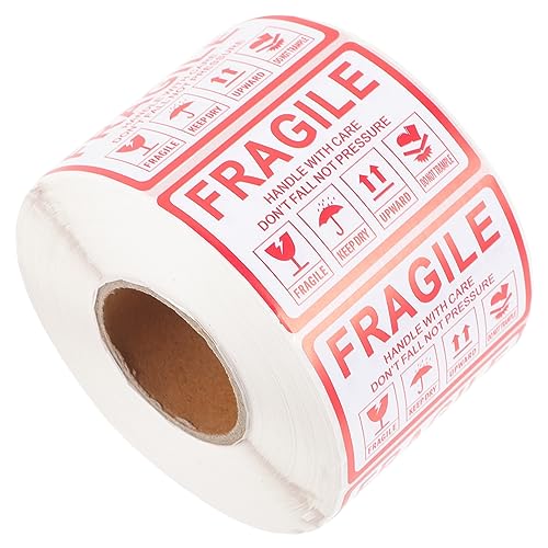 FUNOMOCYA Efficient Fragile Label Stickers Lightweight Shipping Labels Point Stickers Shipping for Boxes