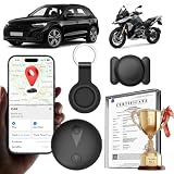 GPS Tracker,Localizzatore GPS Auto Per Nascosto,Senza abbonamento,Magnetico GPS Per Auto,Tracker Android e iOS Supporta i Sistemi,GPS localizzatore Per Veicoli/Chiave/Bagagli/Moto(Nero)