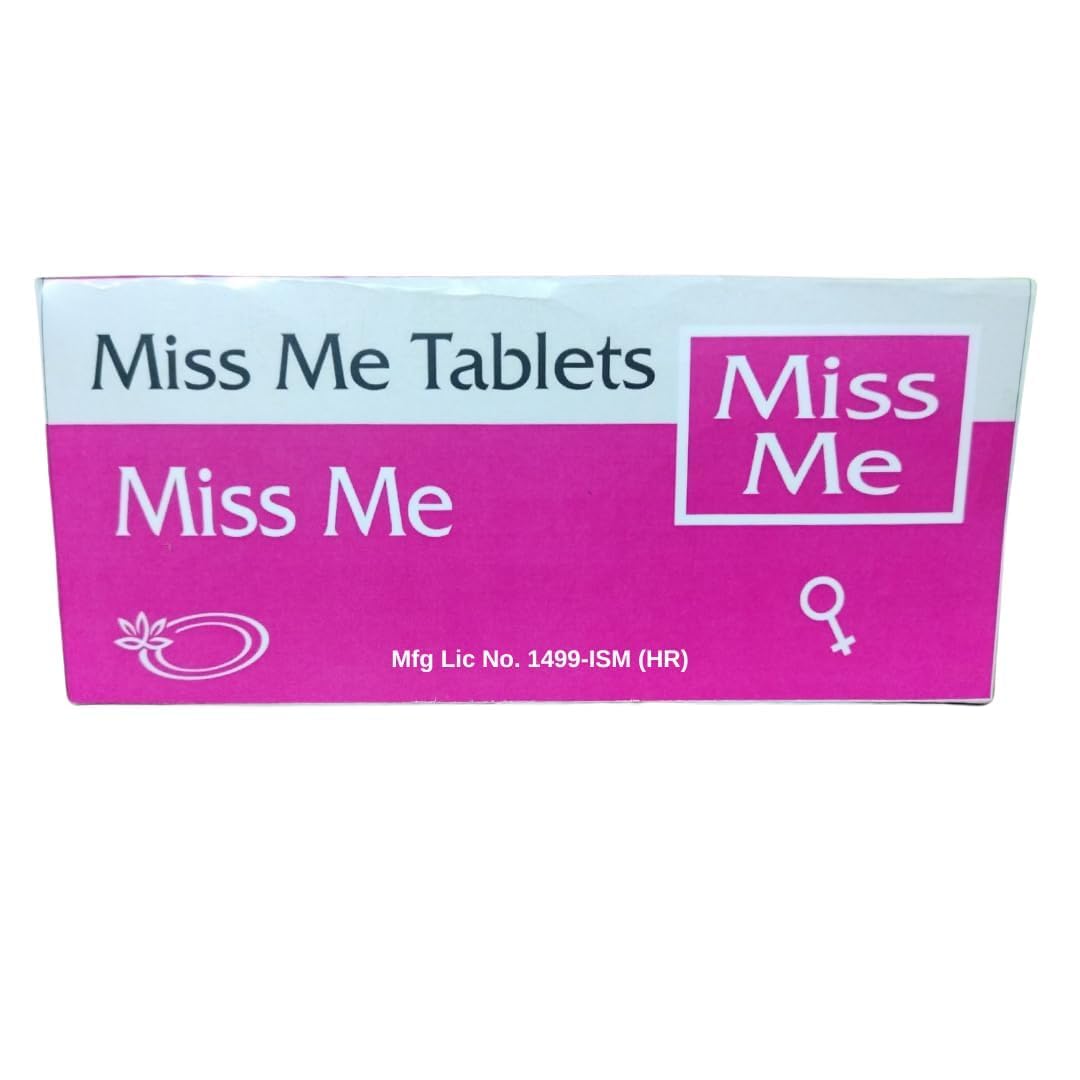 READYGIRL Miss Me Ayurvedic Female Wellness Tablet | Herbal Intimacy Support for Women | Pack of 6 Tablets
