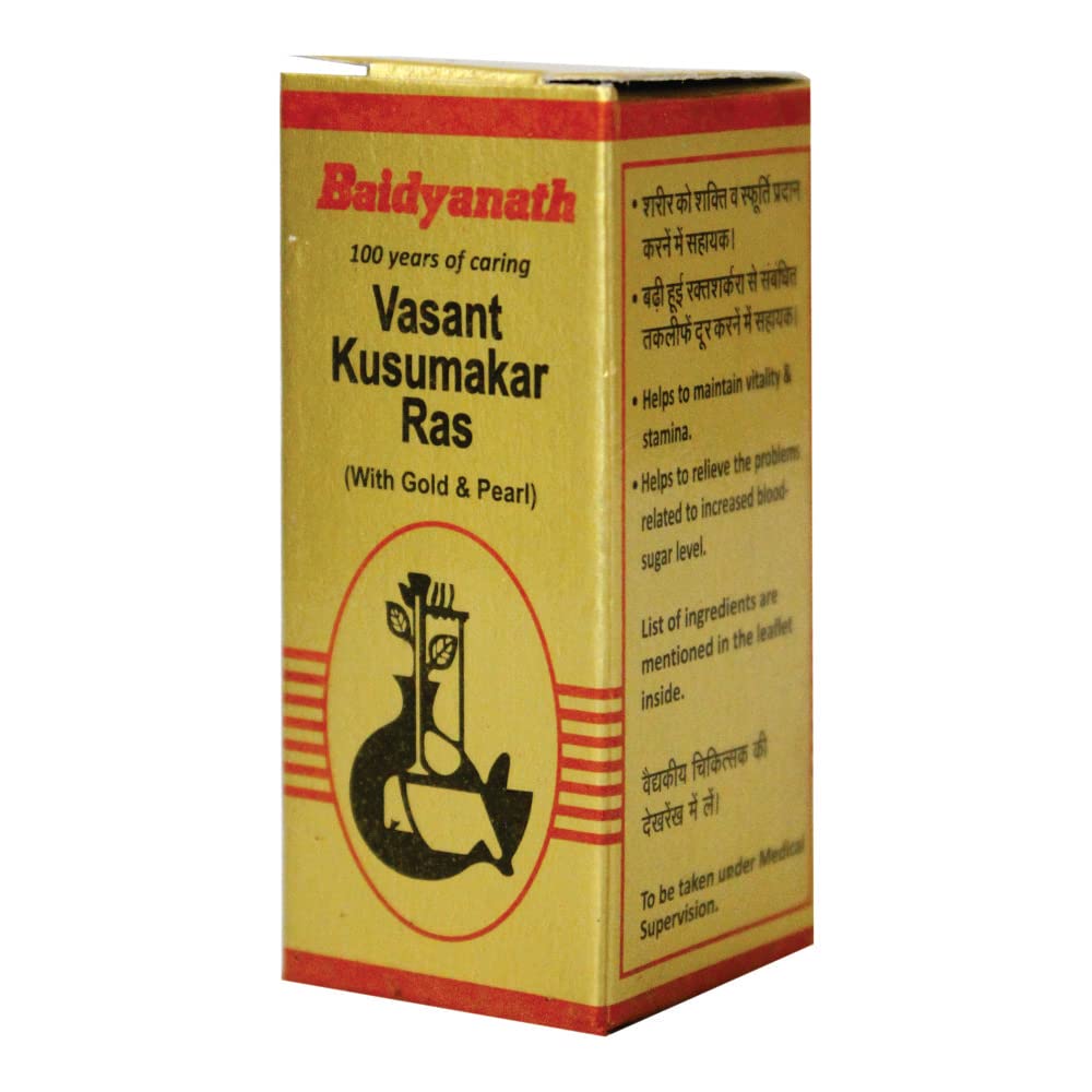 Baidyanath Basant Kusumakar Ras GOLD 10 tab. (B07QFGW6JZ) Amazon Price History, Amazon Price Tracker