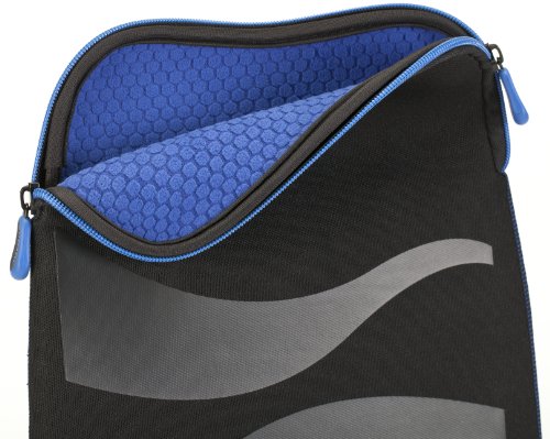 Funda Targus Invoke 12.1 pulgadas ligera en color negro y azul para portátil 3
