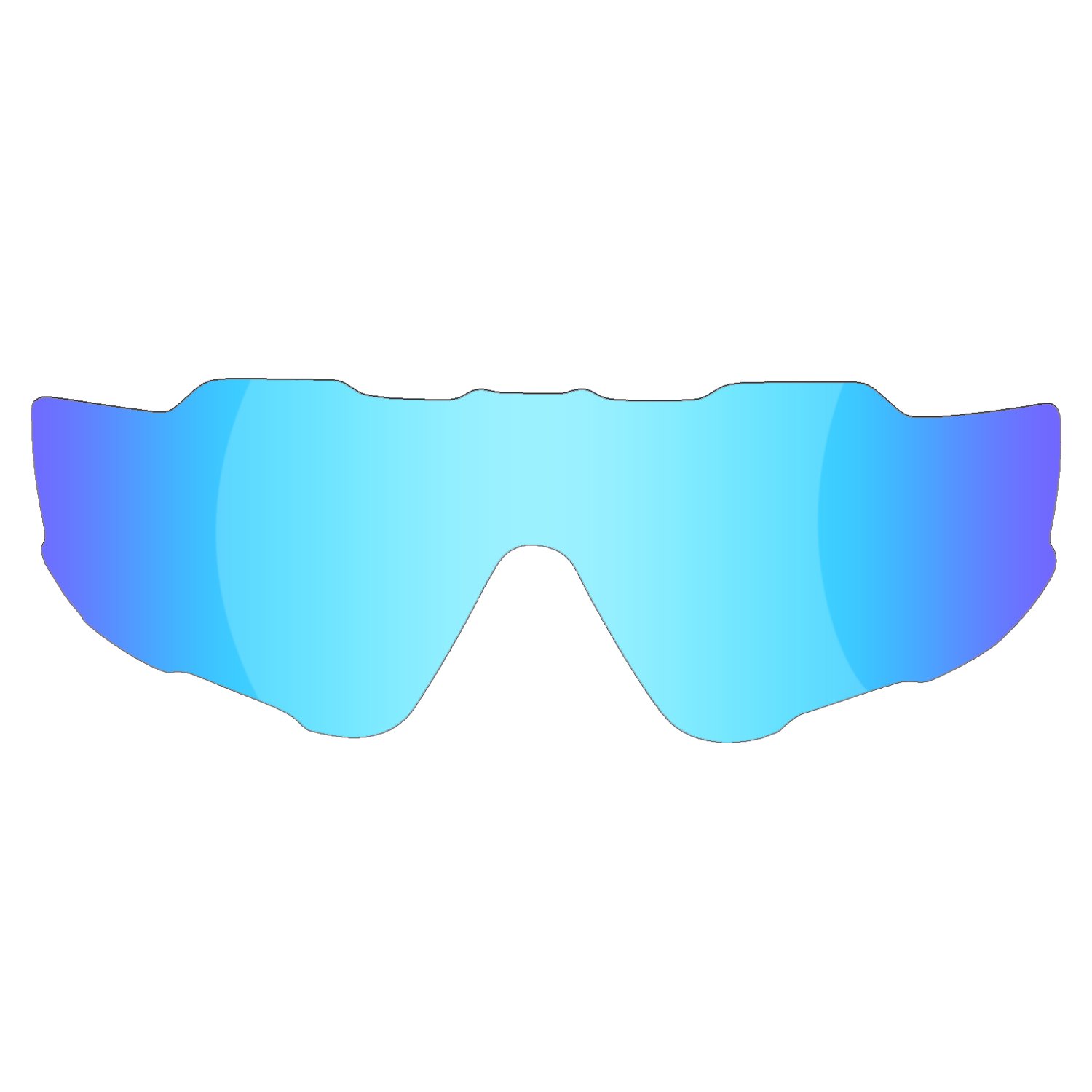 Fiskr Replacement Lenses for Aoo9290ls Sunglasses (Ice Blue, Blue)