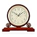 HEDMAI Manteau Horloge De Table Horloge De Table Silencieuse Châtaigne Couleur Grand-Père Horloges Tesktop Cheminée Décor Vintage Salon Décor