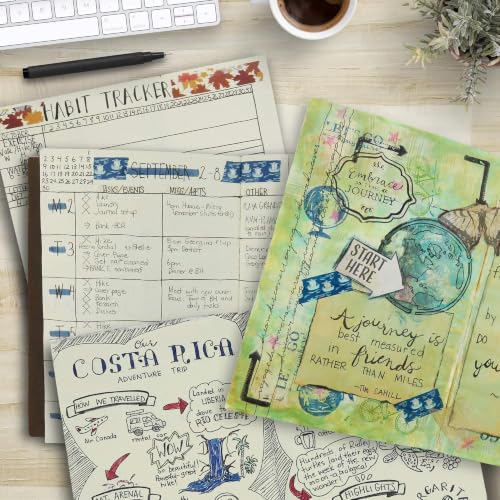 Insertos para Diarios de Viaje con papel de 80 GSM anti-sangrado Wanderings 3