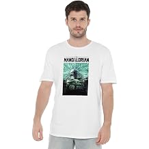 Cotton Soul Star Wars Mandalorian Grogu Baby Yoda Hyperspeed Unisex T Shirt, White