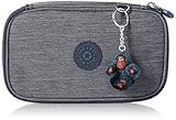 Kipling Estojo feminino 50, bolsa de mão para acessórios, materiais de arte, maquiagem, estojo de canetas organizador de viagem de poliéster, azul-marinho, 21 C x 11 A 2 D EUA, Azul-marinho