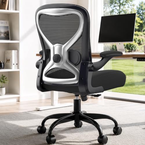 Image of Ergonomic Home Office Chair, 4-Way Lumbar, Thick Cushion, 330LBS