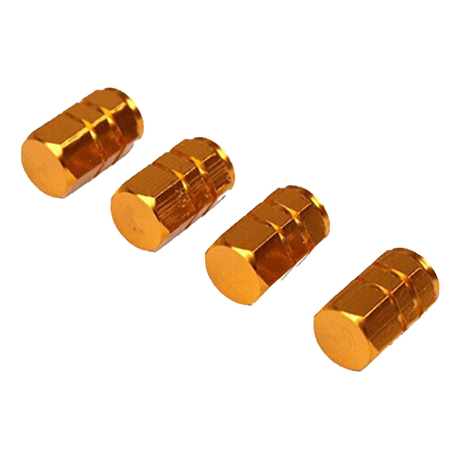 QIZUN 4PCS Metal Tyre Valve Caps for Abarth 595 Abarth 500 Abarth 124 Spider, Leak-Proof Dust Caps for Car Tyres Car Wheel Tyre Dust Corrosion Resistant,Gold