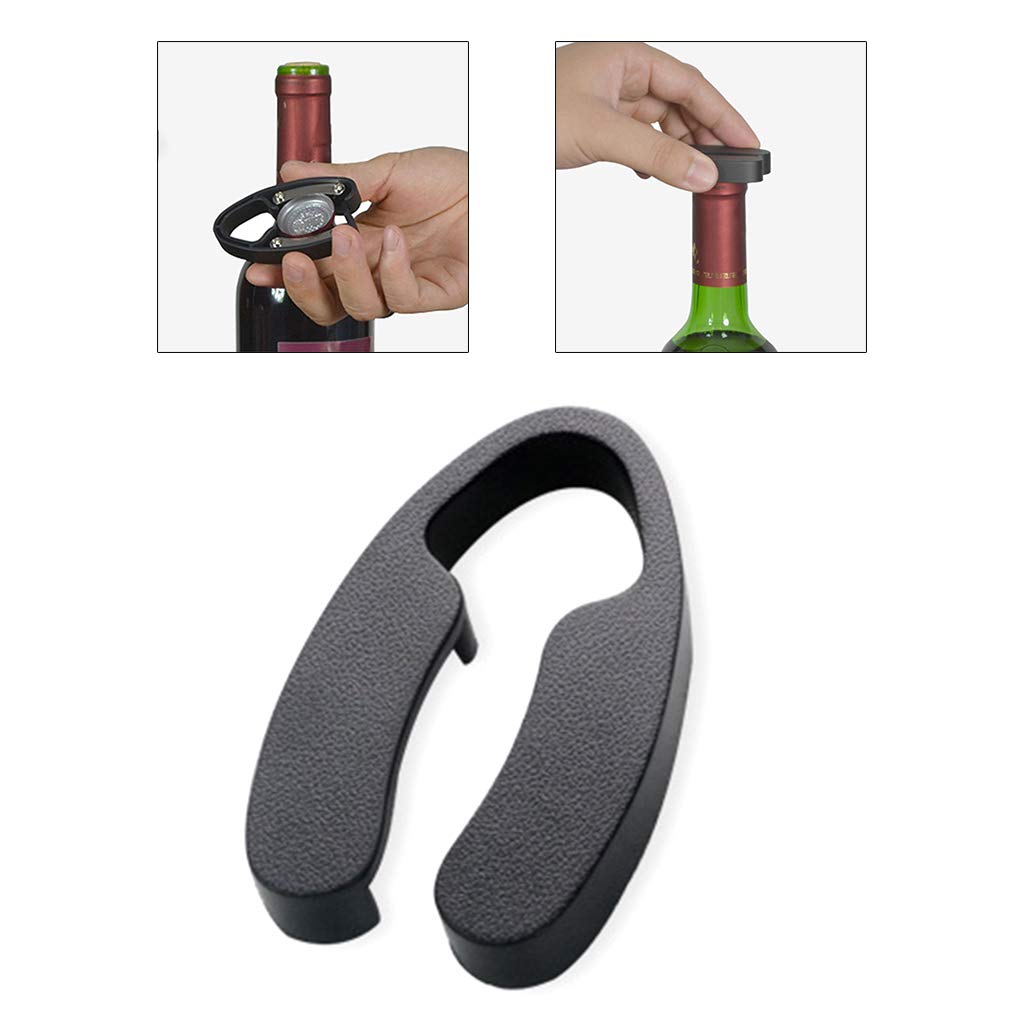 Removedor de papel de aluminio para botellas de vino, cortador de papel de aluminio, agarre cómodo, fuerte, abridor de envoltorios de estaño