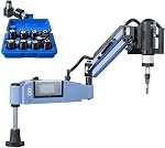 CA Stocks M3-M16 Machine à taper électrique universelle CA Stock Arme à tapoter avec 375rpm 1200mm Bras flexible inclus 9pcs ANSI Bouton standard