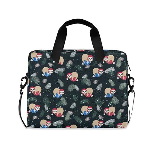 Sacoche ordinateur portable 15,6 anti-choc violette à fleurs et chevaux