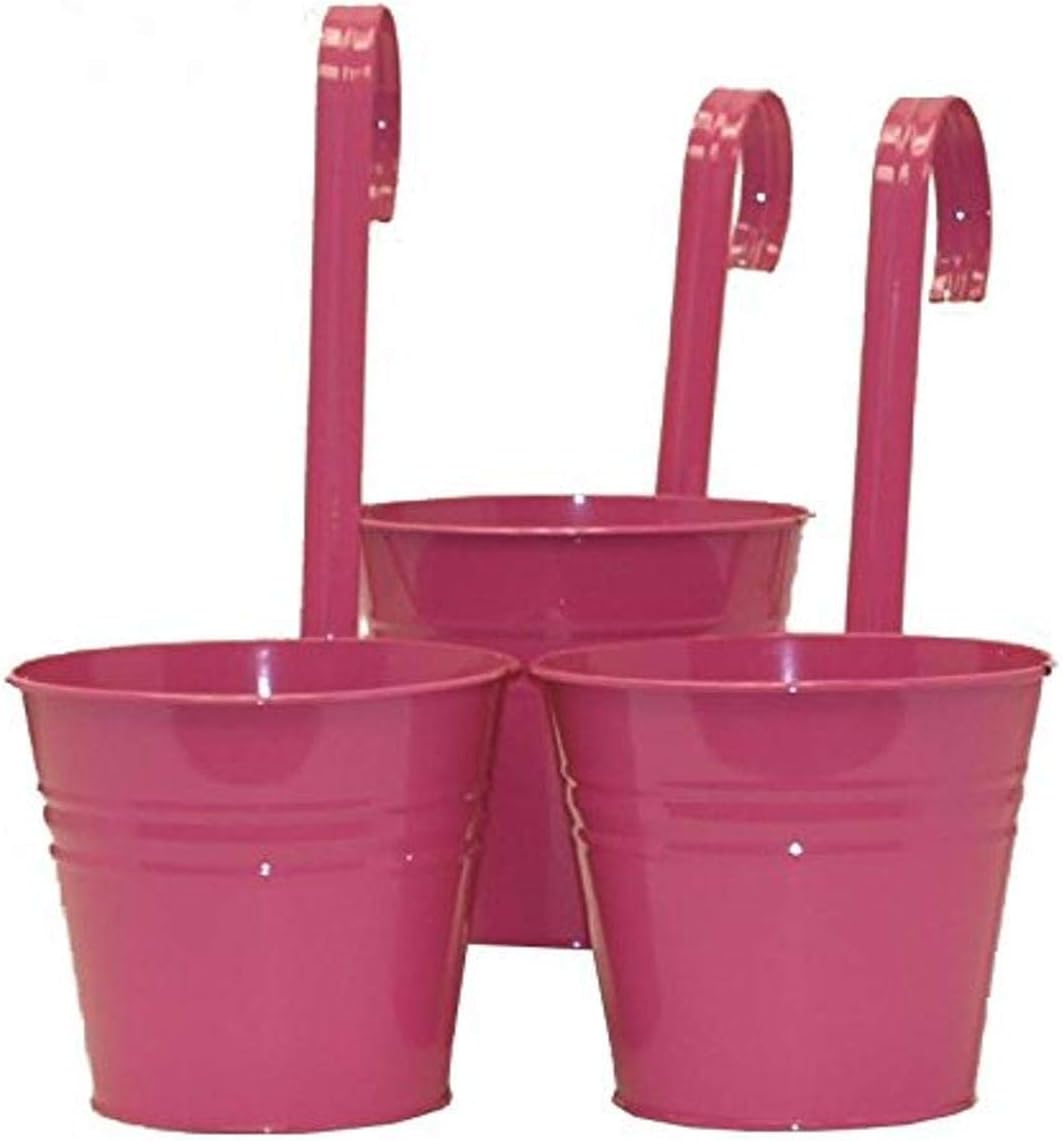 HIT 8535E S/3 HPK, Wall Railing, Fence, Balcony Planter, Hot Pink