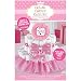 Amscan Party Supplies Pink It's a Girl Baby Shower Diaper Cake Decorating Kit, Multi Color