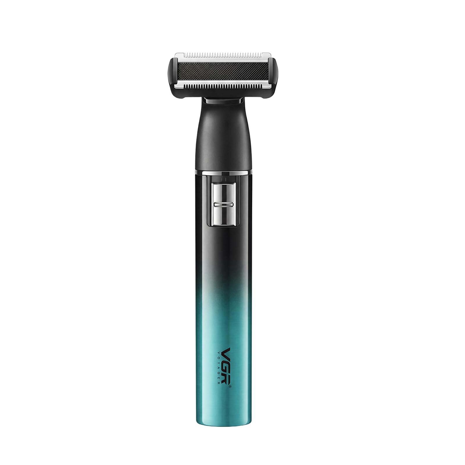 VGR 628 Tondeuse Intime Homme 3 en 1 Sans Fil, Tondeuse Partie Intime Homme, Rasoir Nez Et Taille Des Sourcils Avec Base Et, Pour Poitrine, Jambes, Aisselles, Nez Et Visage, IPX5, Vert