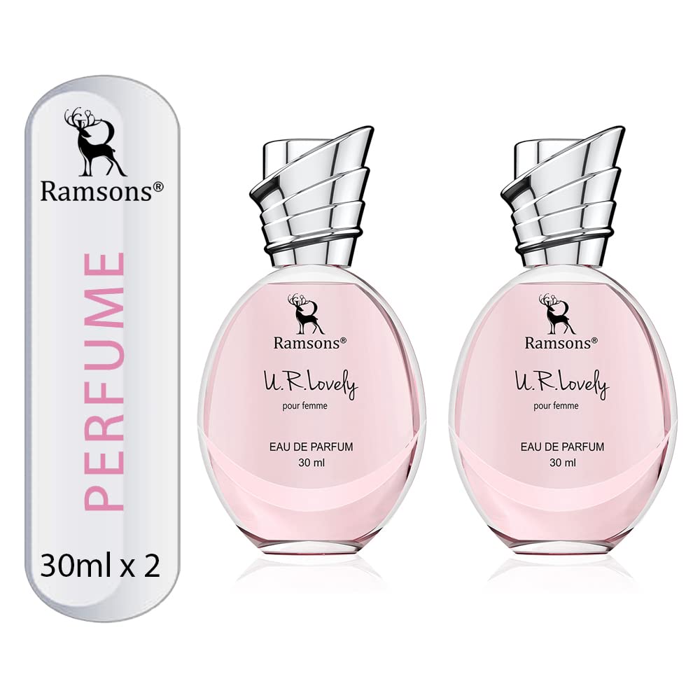 Ramsons U R Lovely Eau De Parfum For Women (Pack of 2-30ml each) | Perfume | Long Lasting Perfume | Luxury Perfume | Premium Perfume