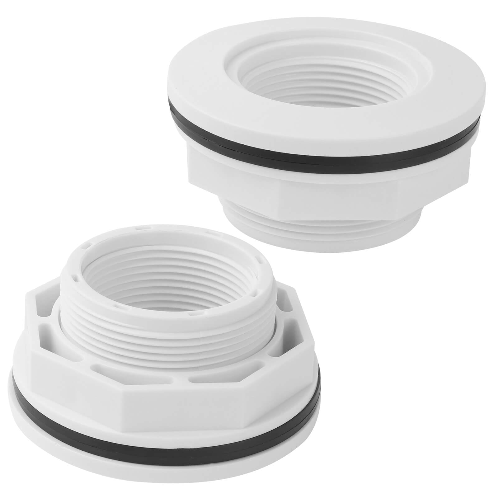 みー SP1023 1-1/2-Inch FIP Inlet Return Fitting with Locknut and Gasket