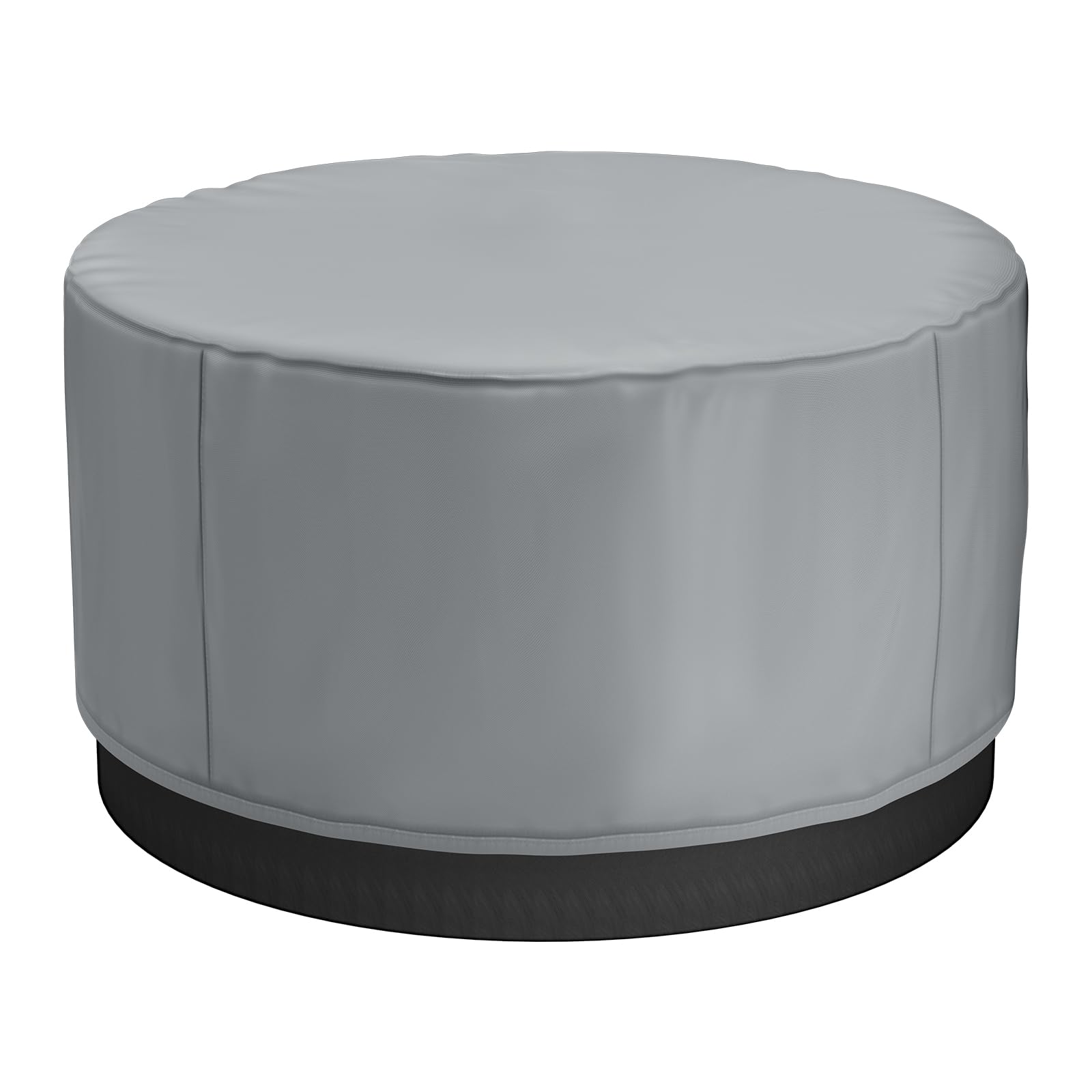 VEVOR Housse de Protection pour Spa extérieur, φ200 x 85 cm, Couverture Ronde Spa, résistante aux intempéries et à l'eau, Tissu Oxford 420D Ultra-​résistant et résistance à la déchirure 950N, Gris
