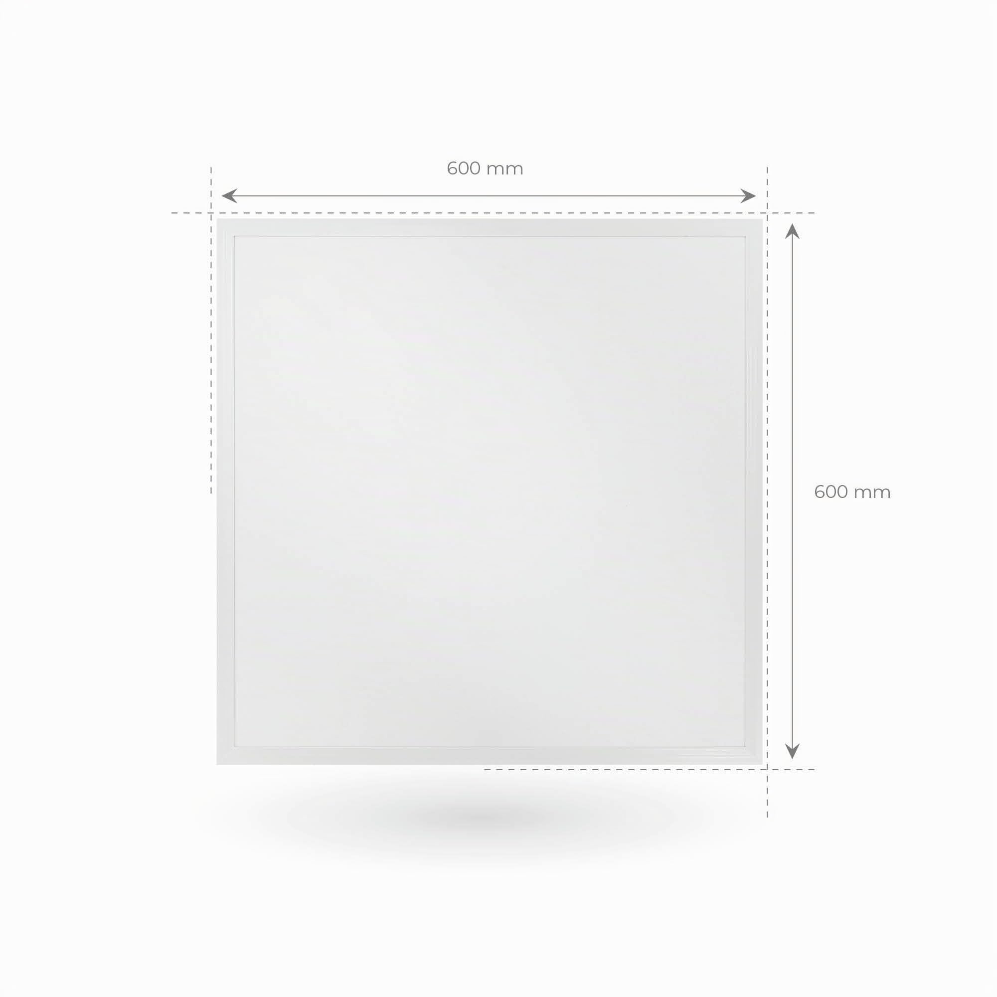 Ledvion - 6x LED Panel, 60x60, 36W, 6500K, 4000 Lumen, Einbau Deckenleuchte, Inkl. LED Treiber mit Schnellanschluss