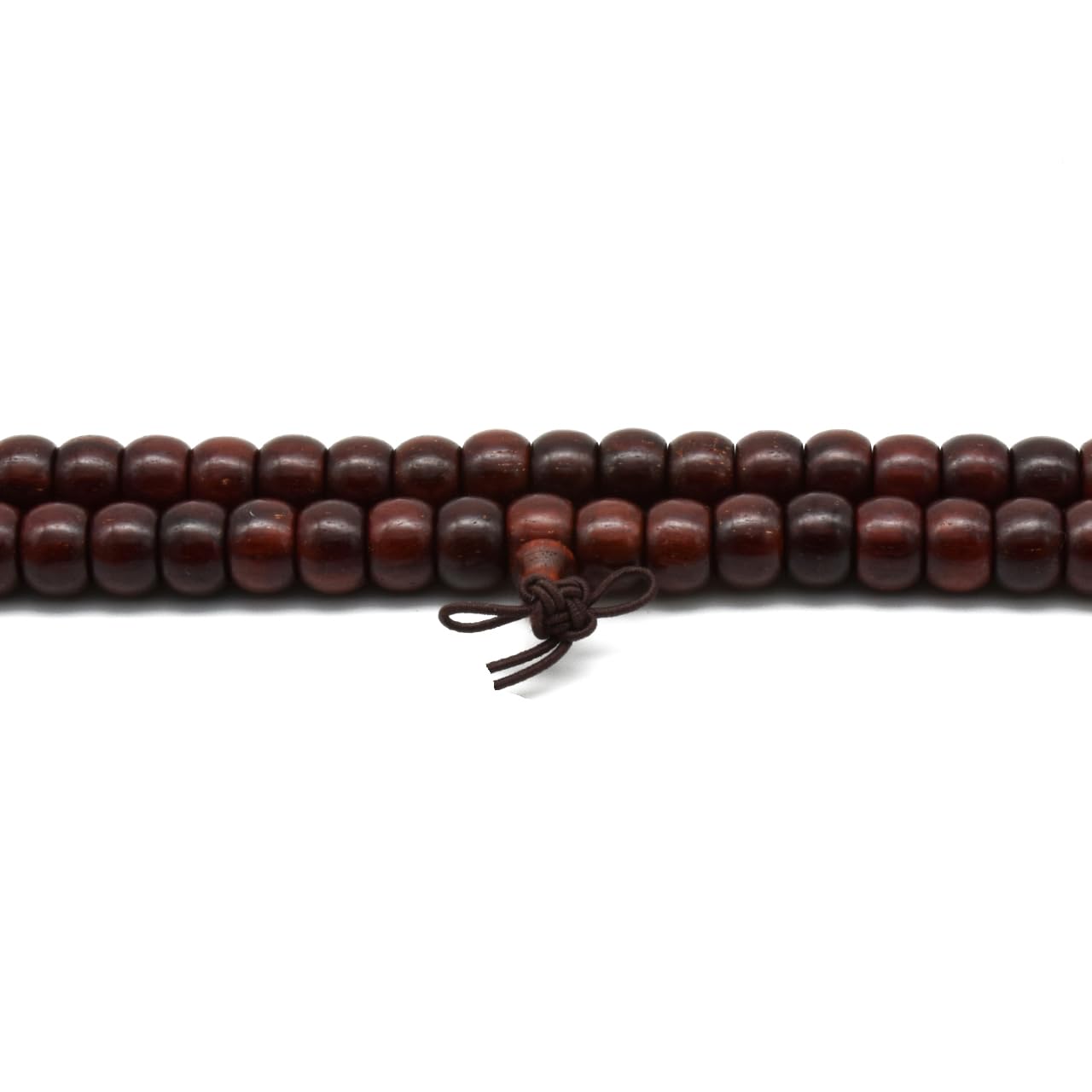 Bracciale Unisex in Legno di Sandalo Rosso Africano Naturale, Perline da Preghiera, Buddismo Tibetano, Meditazione, Collana Mala, Yoga.