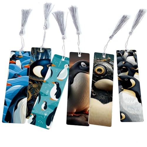 Marque-pages pingouin mignons pour accompagner les livres de vos enfants