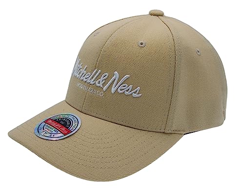 Mitchell & Ness Pinscript Basecap - Classic Red Snapback VerschluĂź (verstellbar/dehnbar), Khaki, Herren, Frauen, Kinder, Unisex, FrĂĽhling, Sommer, Herbst, Winter