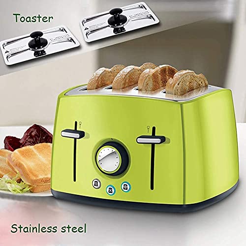 Dpliu Toaster Toaster 4 Slice, High-Lift und Wide Slots Toaster mit Staubabdeckung, 6 Farbtoneinstellungen, Abtauen… – Bild 3
