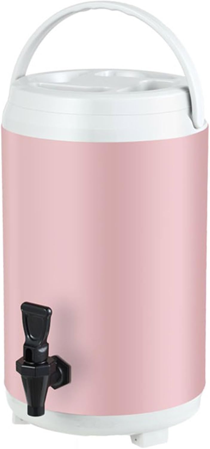 Hot Water Dispenser Urn, Stainless Steel Insulated Beverage Container with Faucet, Commercial Drink Server for Coffee, Milk Tea, and Cold & Hot Beverages