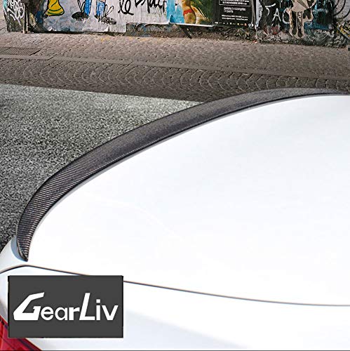 BMW Carbon Fiber Spoiler, Carbon Fiber Trunk Spoiler, Fits 2012-2017 BMW 5 Series F10 |M5 528i 535i 550i 530i 530e 540i 540d M550i Carbon Fiber Rear Tail Lip Deck Boot Wing M Style,BMW 5 Series Sedan