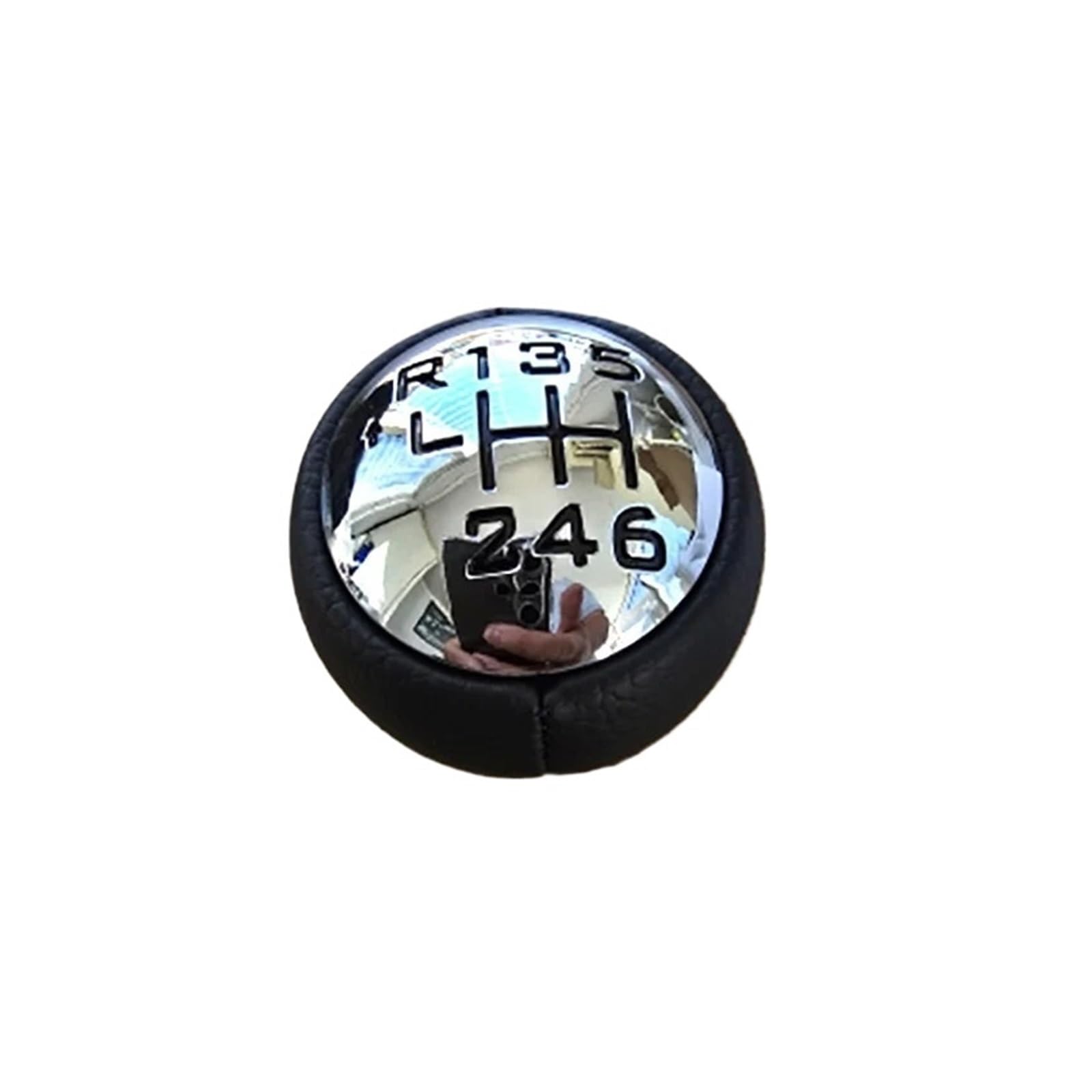 Jxewmtmc 6 Speed For Citroen For C3 For C4 For C8 Gear Stick Knob Head Lever Adapter Manual 5 6Speed Transmission Gear Stick Shift Cover(6 Speed)