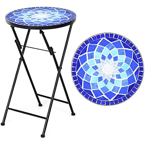 Multigot Folding Mosaic Garden Table Cover