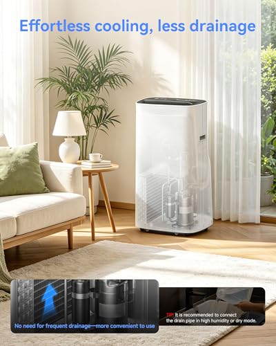 Image of 18000 BTU Portable Air Conditioners, AC Unit Portable with Dehumidifier & Heating, Quiet Portable AC for Bedroom, Window Vent Kit for Home Office, Inverter Air Conditioner Portable Cools 900 Sq.Ft