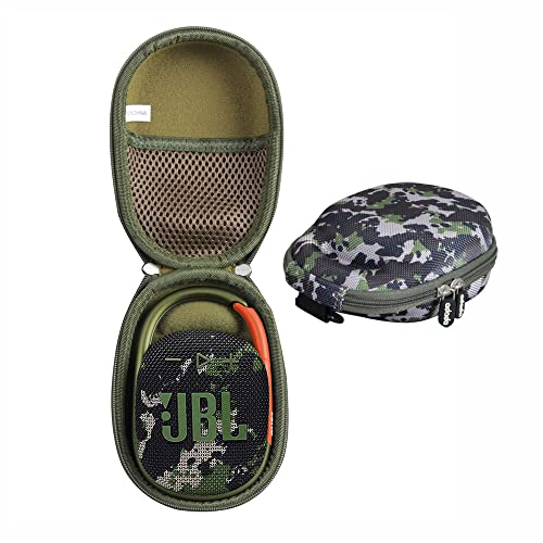 JBL CLIP 4/JBL CLIP 5 Bluetoothスピーカー 専用保護旅行収納キャリングケース-Adada (迷彩)