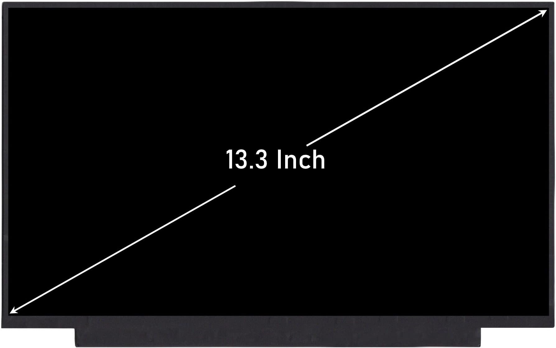 13.3" REPLACEMENT LAPTOP SCREEN FOR THINKPAD X390 (TYPE 20Q0) FHD IPS LED LCD ON-CELL TOUCH DISPLAY MONITOR PANEL 40 PINS CONNECTOR