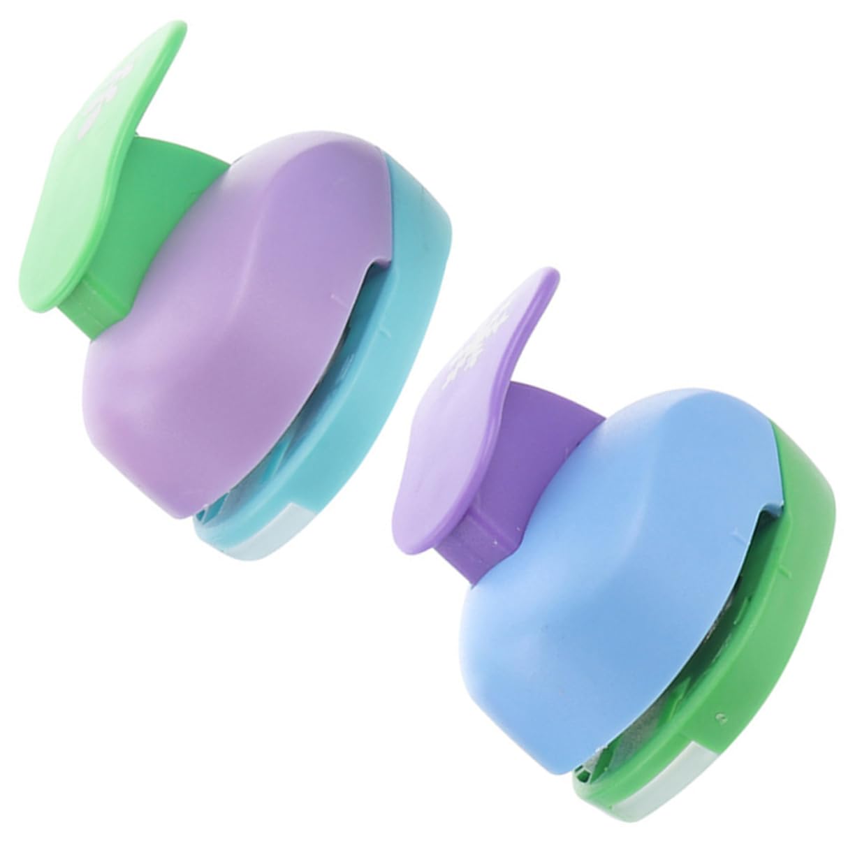 Gadpiparty 4 Set Fustellatrice Carta Diy Puncher Per Scrapbooking E Strumento Per Creazioni Casuale 2 Pezzi*4