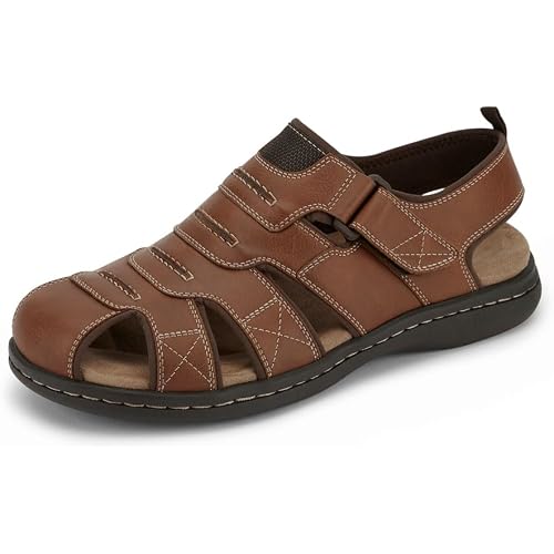 DOCKERS Searose Fisherman Mens Sandals Outdoor Comfort Memory Foam Sandals for Men