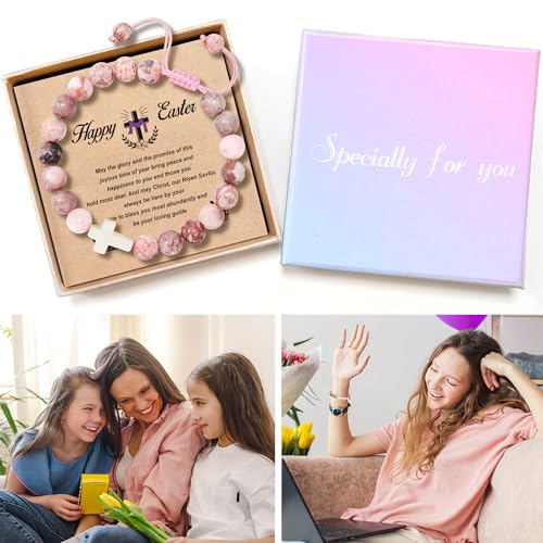 Easter basket stuffers cross bracelets for kids teens boys girls adults women men, Teen Easter basket stuffers for teens Christian Gifts for teen boys girls adults women men2