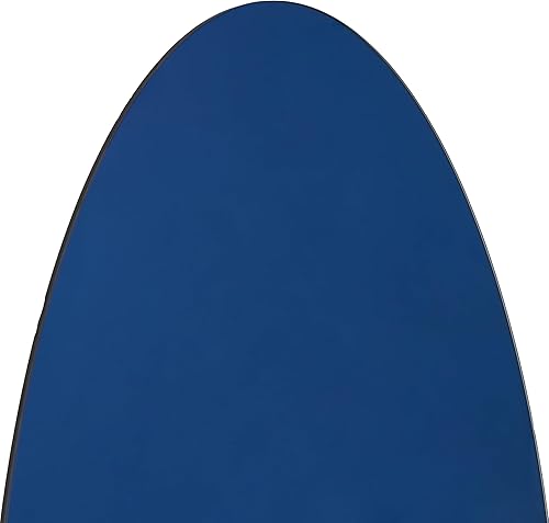 Miniatura 110 de Deco 79 Espejo de pared simplista de madera con marco minimalista fino, 24 x 1 x 24 pulgadas, blanco