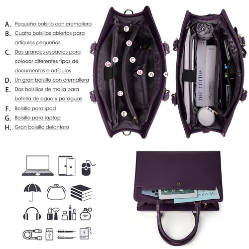 Laptops, Personal Computer laptop morada Marca RAINSMORE (3)