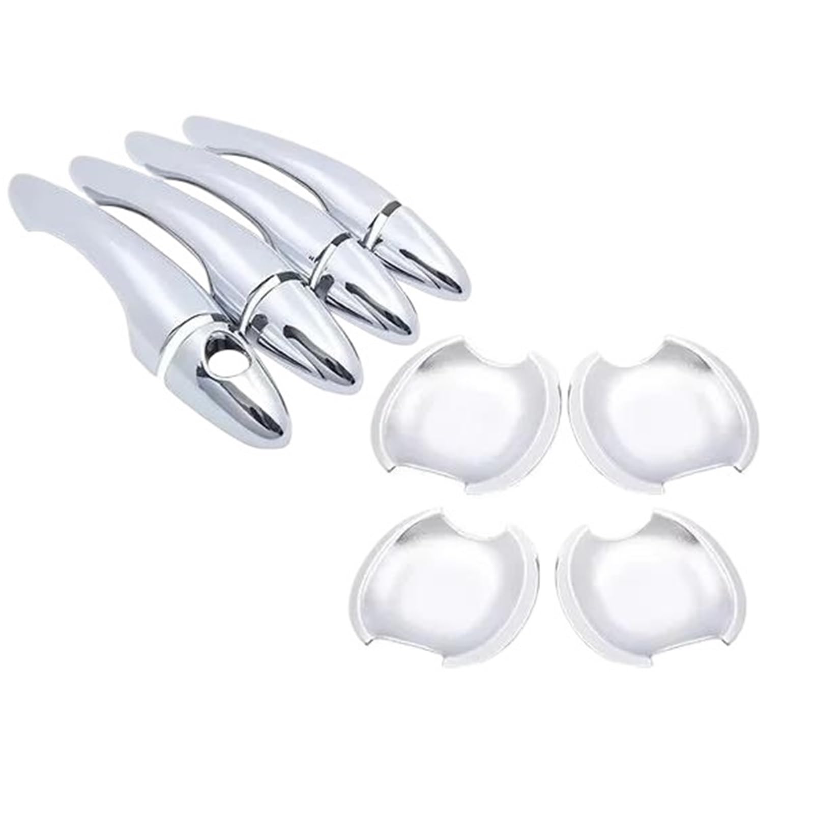 Zhqdrcy One Color Door Open Handles For Kia For Forte For K3 For Cerato Yd Car Door Exterior Handle Sticker(Bowl Of 4 Doors)