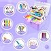 3000 Arts and Crafts Supplies for Kids Craft Kit Craft Box with Pipe Cleaners Arts and Crafts for Kids Age 4-6, 6-8, 8-12 DIY School Supplies Materials Set Toys Gifts for Girls Boys Toddlers, Purple