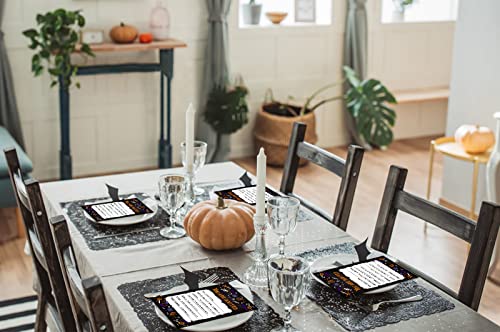 Petcee Halloween Party Invitations With Envelopes 5"X7" Halloween Invitations Card For Kids Adults 12Pcs Halloween Party Supplies For Costume Birthday Scary Spooky Haunted House Pumpkin Theme #TOP3