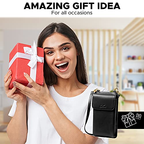 Claasico Womens Crossbody Wallet & Phone Case | Iphone/Samsung/Lg Magnet Cell Pouch & Handbag #TOP5